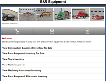Tablet Screenshot of m.bandrequipment.com